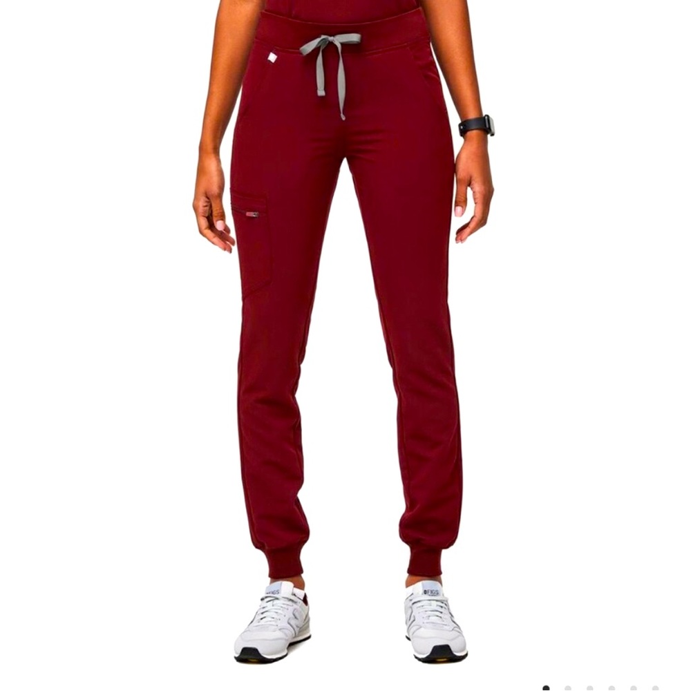 Figs Zamora Maroon Jogger